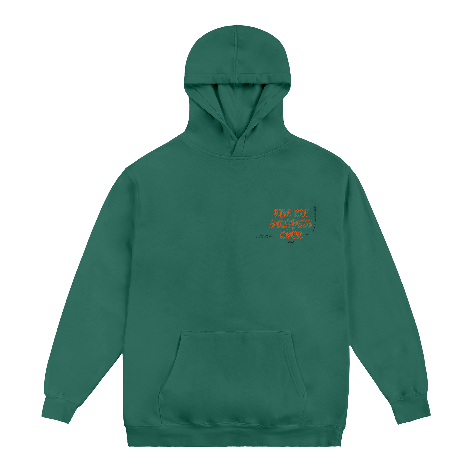 Oklama Tour Hoodie Green PG Lang Oklama Tour Hoodie Green PG Lang