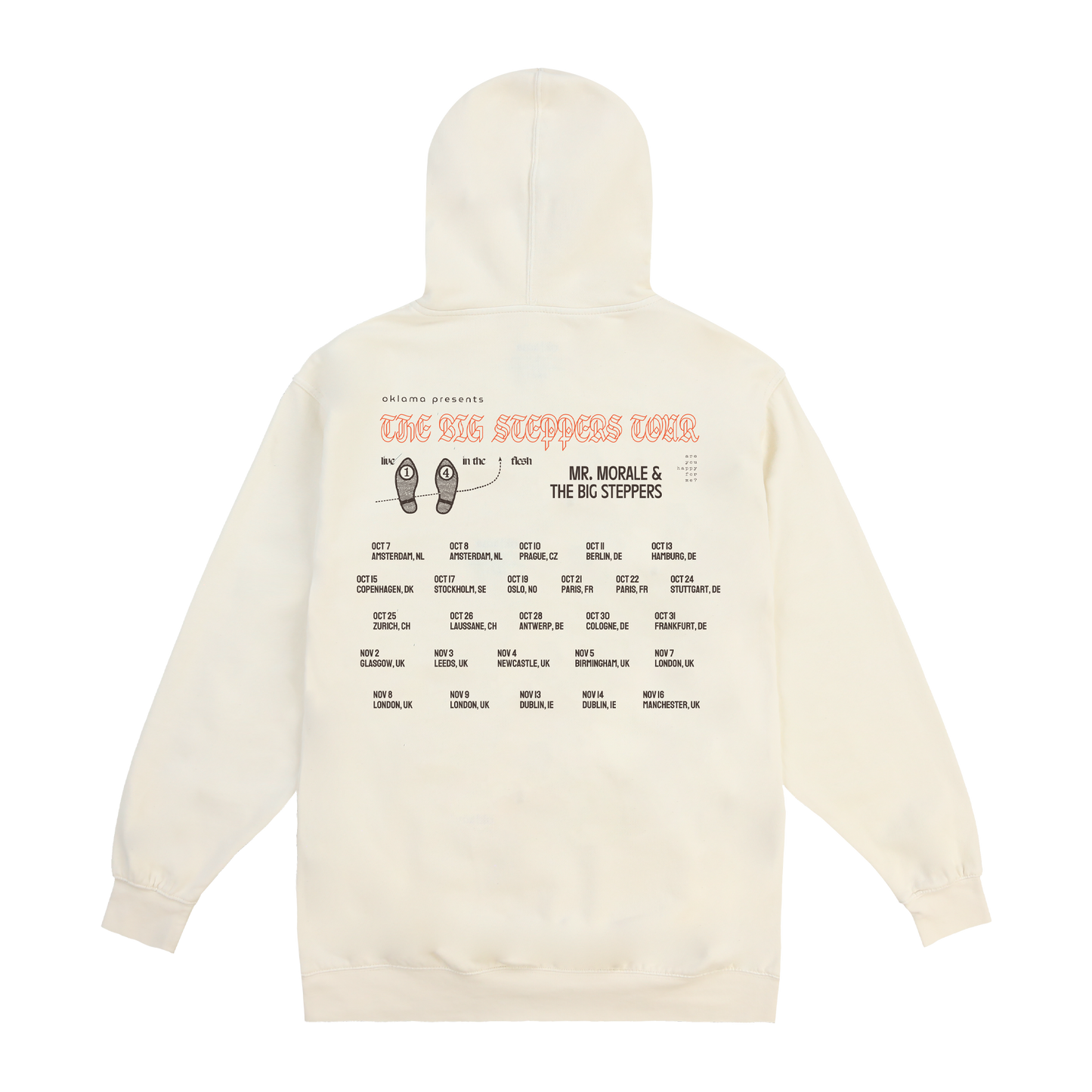 oklama Tour Hoodie Off-White