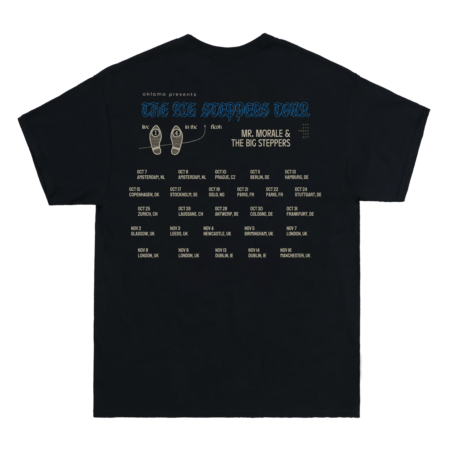oklama Tour Tee Black