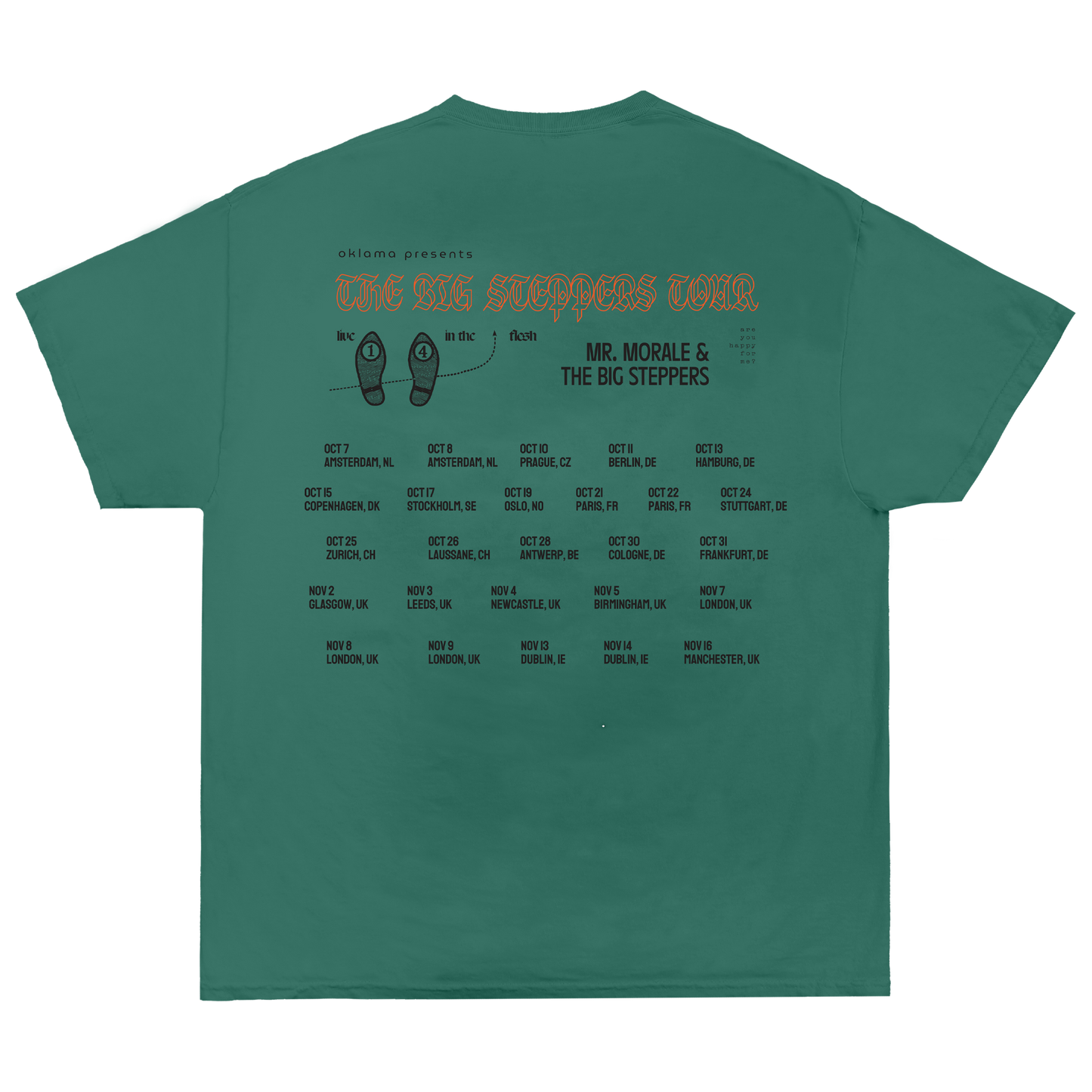 oklama Tour Tee Green