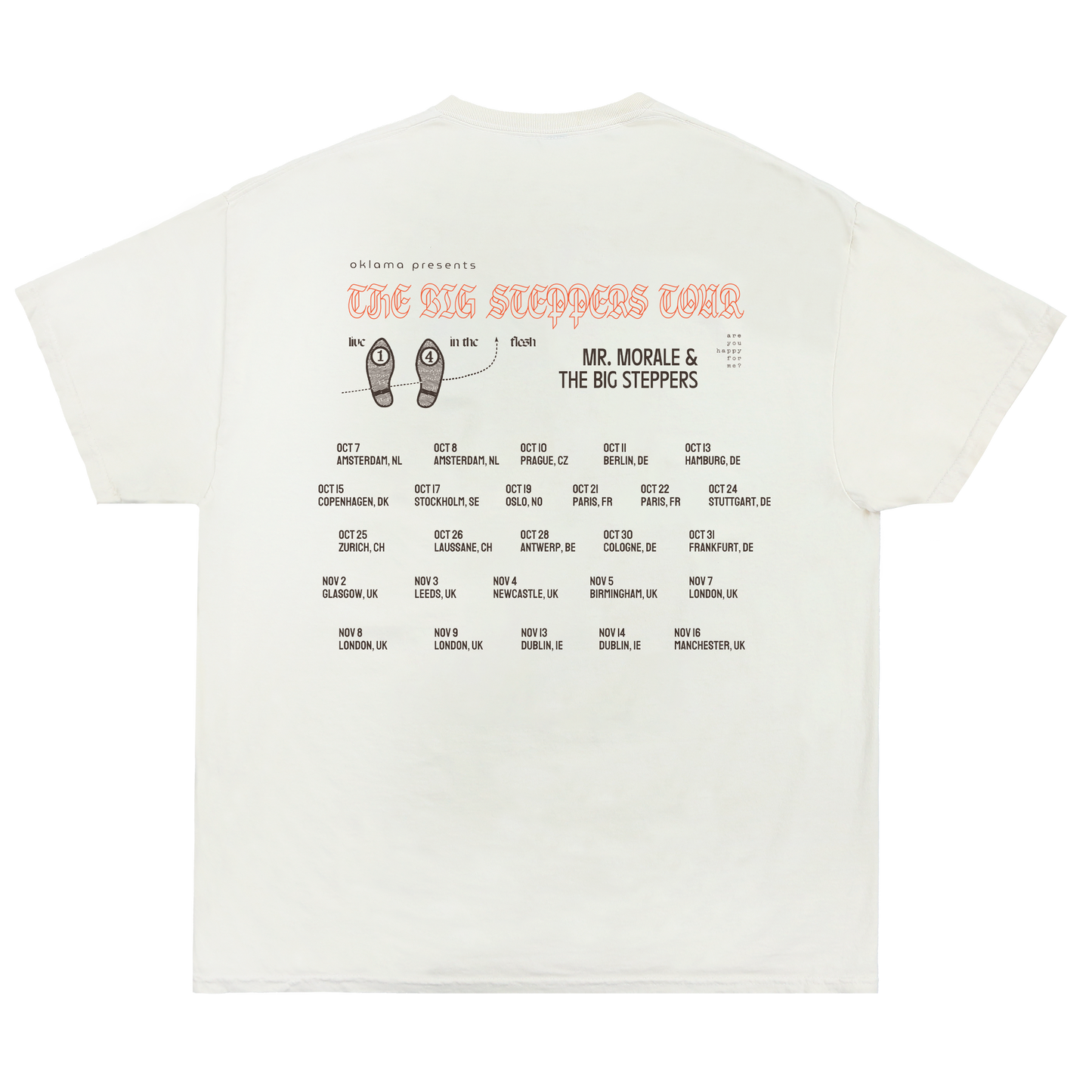 oklama Tour Tee Off-White